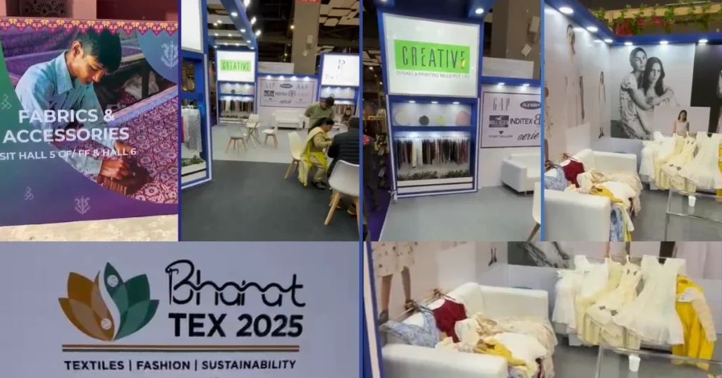 creative dyeing and printing mills at bharat tex event , bharat mandapam 2025